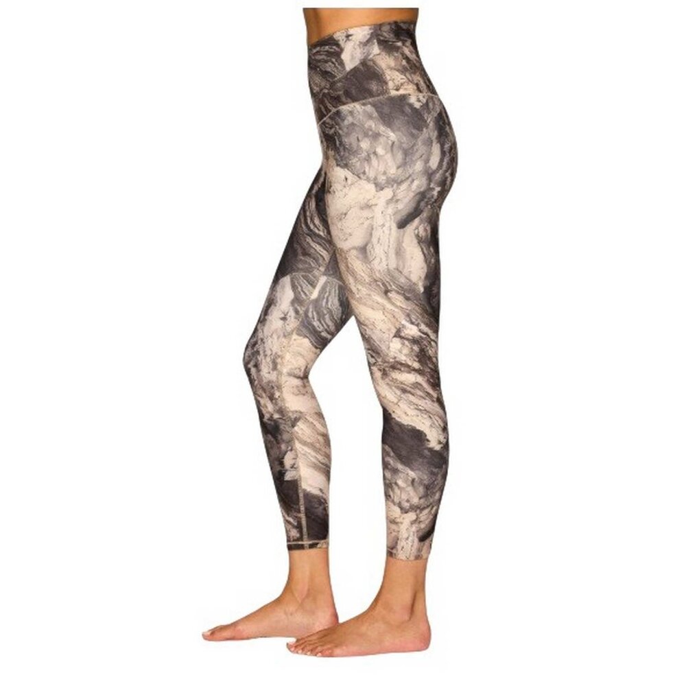 RBX Active Women's Neutral Marble Squat Proof 7/8 Legging XS (555)